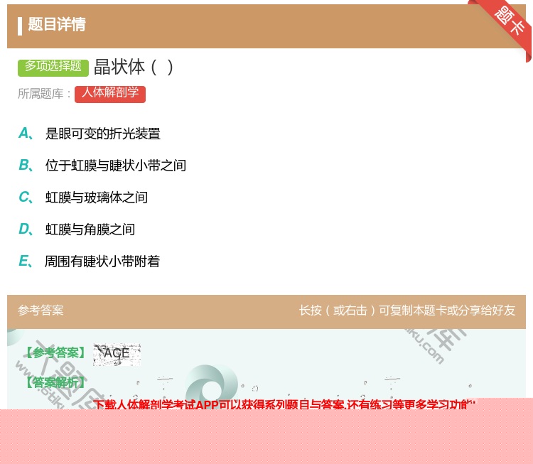 答案:晶状体...